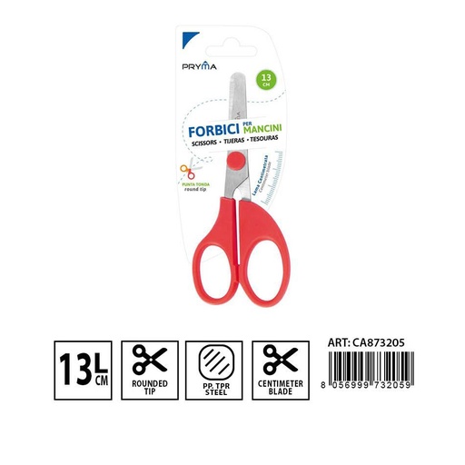 [0226942] Tijera para zurdos centrada 13CM - Utensilios de papelería