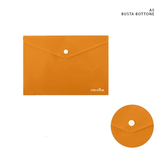 [0227351] Carpeta A5 con botón naranja - Material de papelería