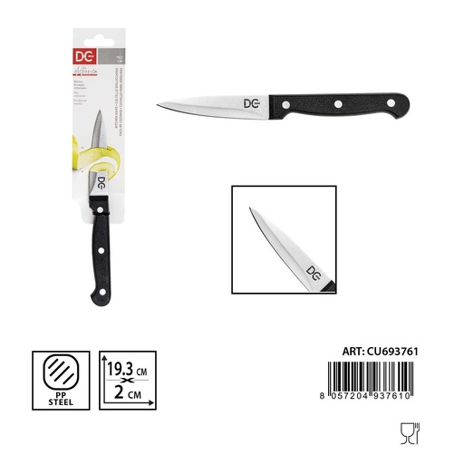 [0233363] Cuchillo de cocina 19.3x2.0 cm - Utensilios de cocina esenciales