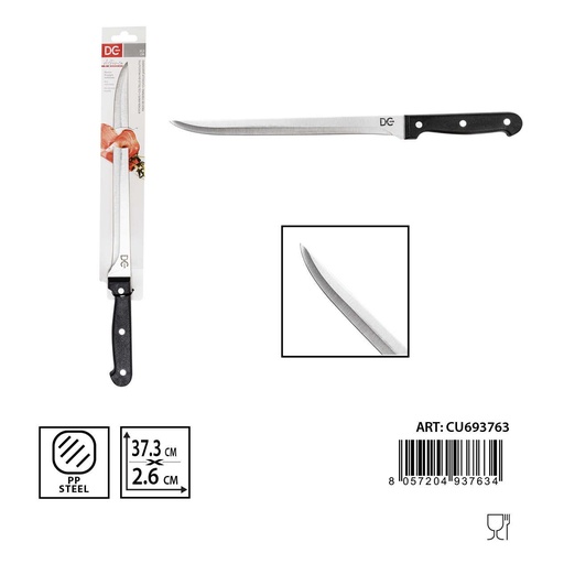 [0233365] Cuchillo jamonero 6.5" 37.3x2.6cm - Utensilio de cocina