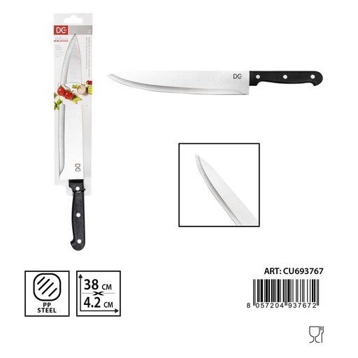 [0233369] Cuchillo del chef 38x4.2 cm - Utensilios de cocina
