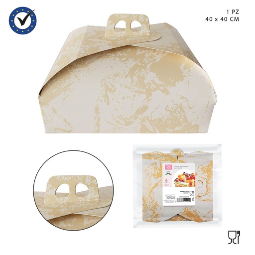 [0132486] Caja para tartas 40x40 cm - Utensilios para repostería