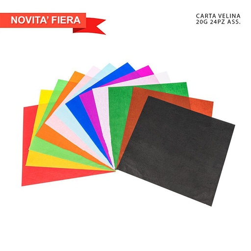 [0230828] Pañuelo de papel 20g 24 piezas - Papel de seda y arrugado