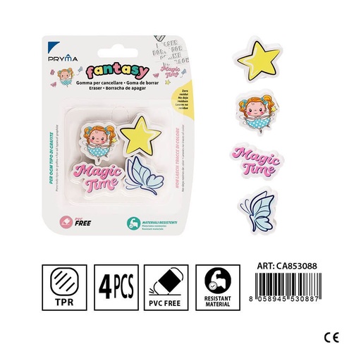 [0230969] Goma de borrar 4 PZ - Suministros de oficina
