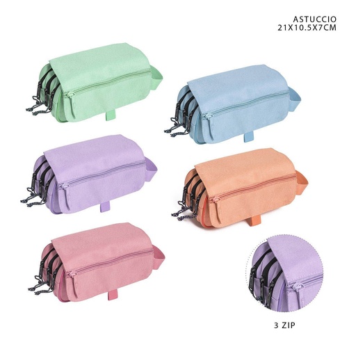 [0230833] Estuche de 3 capas 21 x 10.5 x 7 cm - Estuches 