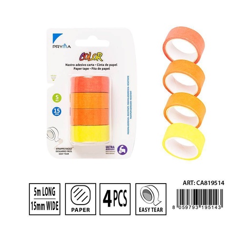 [0230510] Cinta adhesiva de papel 15MMX5M - Adhesivos