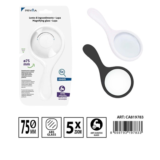 [0230738] Lupa de 75mm 5x - Herramientas de precisión