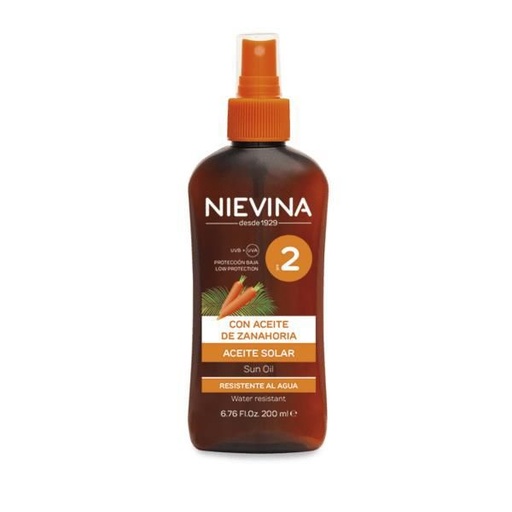 [8410236010025] Protección solar aceite de zanahoria 200ml - Productos de cuidado