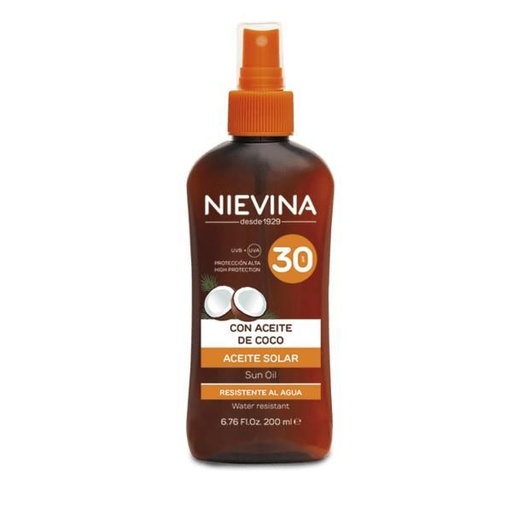 [8410236010308] Bruma de aceite de coco, bronceador F30, 200ml - Protección solar