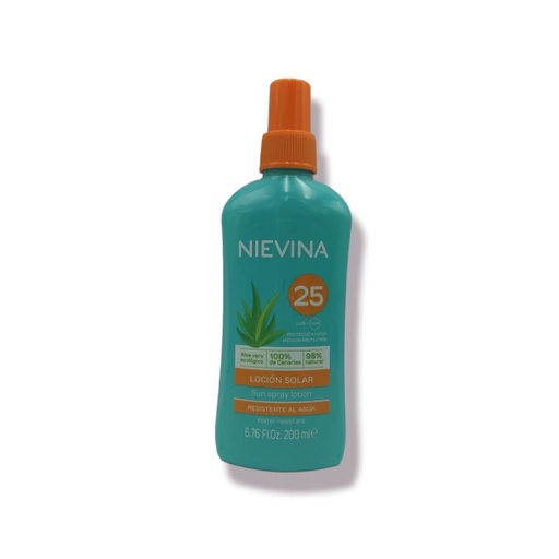 [8410236012258] Loción solar Nievina SPF 25 200ml - Protección solar y cuidado de la piel