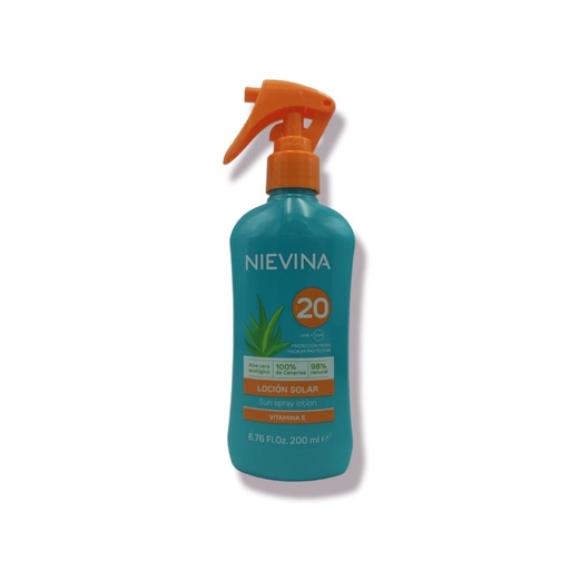 [8410236012326] Loción solar Nievina SPF 20 200ml - Protección solar y cuidado de la piel