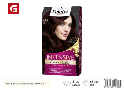 [111617093] Tinte para cabello Palette Intensive Nº3.68 Caoba Q-2 para coloración intensa