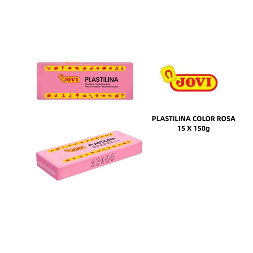 [A000272] Plastilina rosa 150g - Material de manualidades