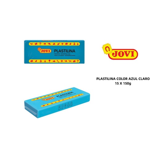 [A000277] Plastilina 150g color azul claro