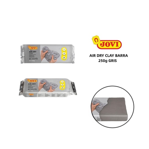 [A000283] Pasta de modelar gris 250gr JOVI AIR DRY - Manualidades