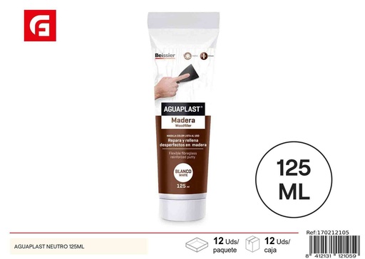 [170212105] Pasta reparadora de madera blanca 125 ml - Aguaplast