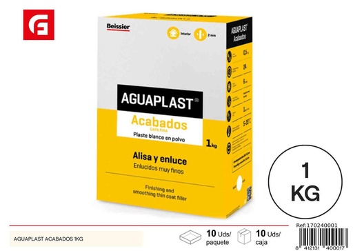 [170240001] Pasta para reparación de superficies 1 kg Aguaplast - Pintura