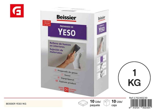 [170240230] yeso en polvo Beissier 1 kg - Materiales de construcción y ferretería