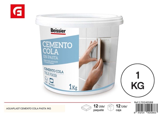 [170240588] Pasta de cemento Aguaplast 1 kg - Pintura y productos de ferretería
