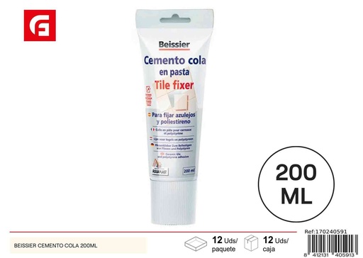 [170240591] Cemento cola Beissier 200ml - Pintura y reparaciones