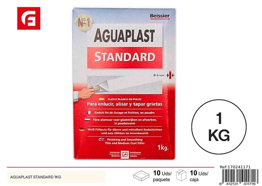 [170241171] Aguaplast standard 1 kg - Masillas para reparaciones