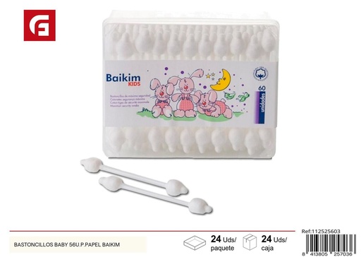 [112525603] Bastoncillos de seguridad Baikim 6 unidades - Productos desechables