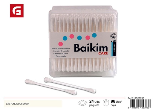 [8413805257050] Bastoncillos 208 U - Productos de cuidado personal