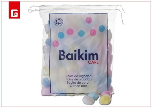 [112525714] Bolas de algodón de colores - Productos de cuidado personal