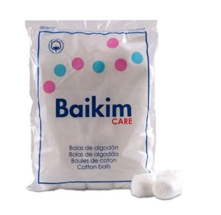 [8413805256237] Baikim algodón bolas 10/U - Productos desechables