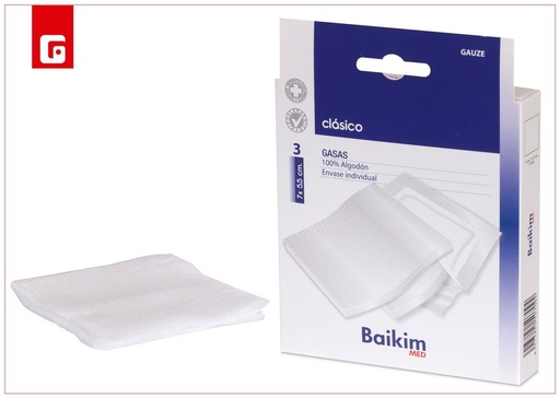 [112550709] Gasas de algodón hidrofilo 6 unidades - Productos de cuidado personal