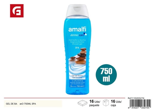 [110203274]  gel de baño spa 750ml - Productos de cuidado personal