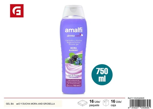 [110204069]  gel de baño y ducha mora y grosella - Productos de cuidado personal