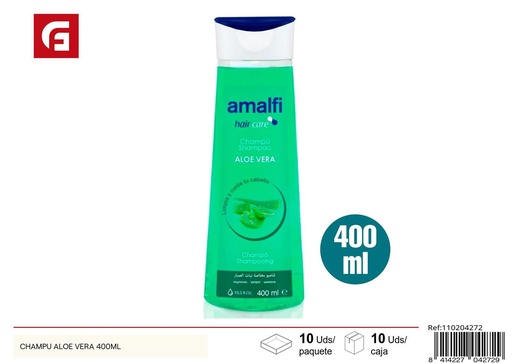 [110204272] Champú de aloe vera 400ml - Cuidado personal