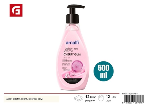 [110205764] Jabón crema 500ml cherry gum - Productos de cuidado personal