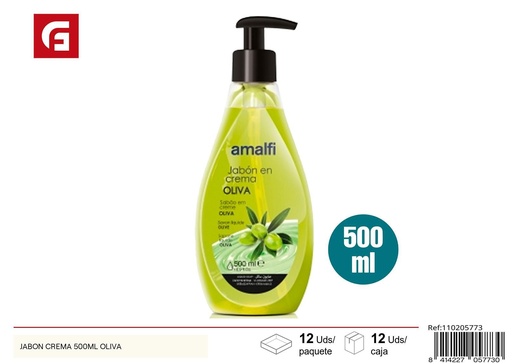 [110205773] Jabón crema oliva 500ml - Productos de cuidado personal