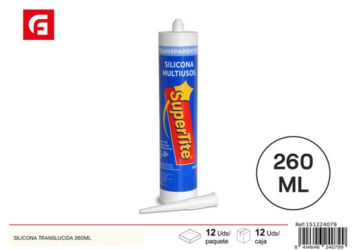 [151224079] Silicona translúcida 260ml - Manualidades