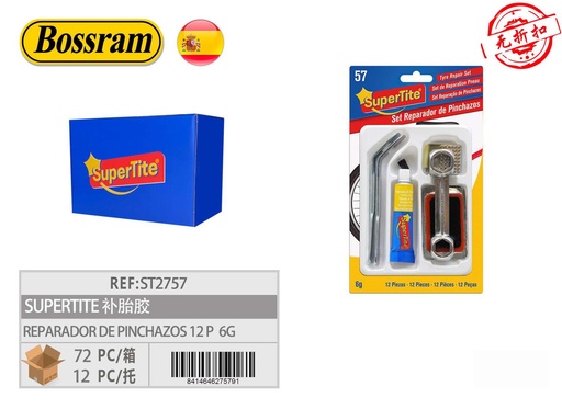 [151227579] Reparador de pinchazos 12 unidades