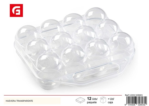 [120132803] Huevera transparente para almacenamiento de huevos