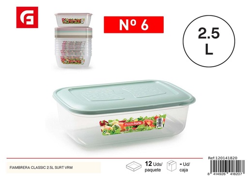 [A002721] Fiammbrera classic 2.5L surtido - Envases de cocina de plástico