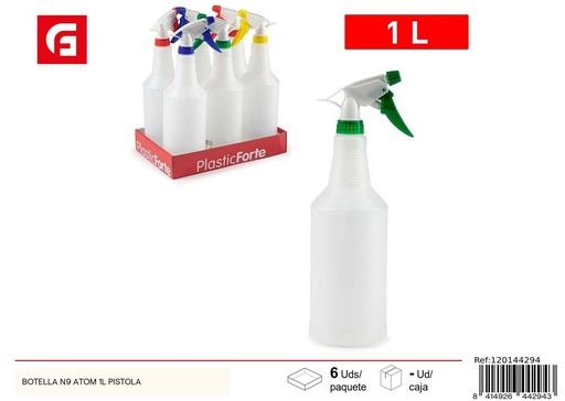 [120144294] Botella pulverizadora N9 Atom 1 L - Utensilios de plástico para el hogar
