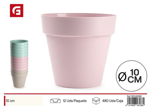 [120146186] Maceta Decorativa 10cm Surt. VRM - Accesorios de jardinería