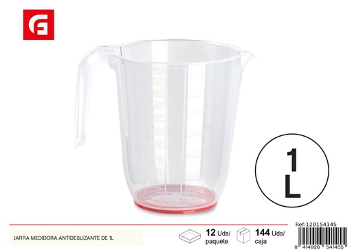 [120154145] Jarra medidora antideslizante de 1L - Utensilios de cocina