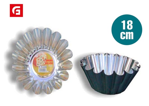 [141905018] Modelo de flanero rizado 18 cm - Utensilios de repostería