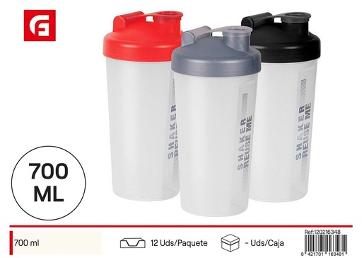 [120216348] Shake mezclador de batidos 0.7L rejilla/gym - Utensilios de cocina