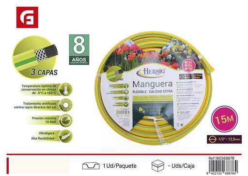 [190368876] Manguera 1/2 * 15m - Accesorios de jardín