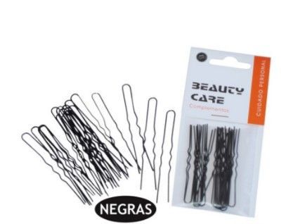 [8422608017099] Hornilla invisible negra 123-N 12/U - Horquillas invisibles para cabello