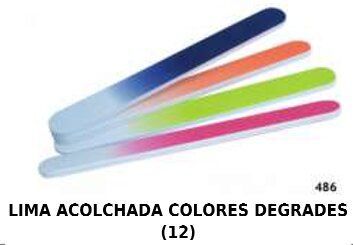 [8422608039466] Lima acolchada colores 12 uds - Accesorios de uñas
