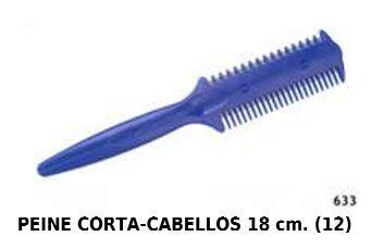 [8422608049663] Peine corta-cabellos 18 cm 12/u 633 Hervas - Artículos de belleza