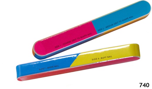 [740] BLOC BUFFER 7 usos 12/U 740 Hervas - Lima de uñas profesional