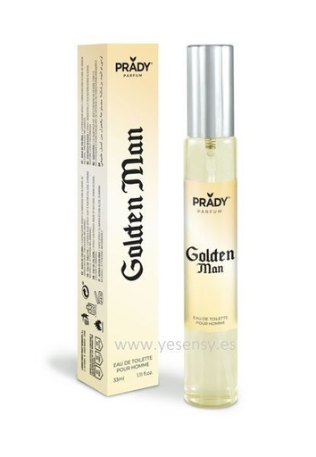 [8423564128508] Perfume Golden Man Prady 33ml - Set de 6